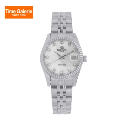 ROSCANI ROSW498950 White Dial 25MM Stainless Steel Strap Analog Women Watch ROSCANI ROSW498950 White Dial 25MM Stainless Steel Strap Analog Women Watch